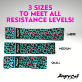 Grow the perfect booty with Angry Calf Back to Black Fabric Booty Bands for Booty Workouts Fitness Exercise Equipment Home Workout