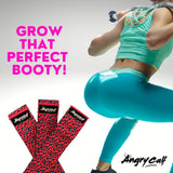 Grow the perfect booty with Angry Calf Back to Black Fabric Booty Bands for Booty Workouts Fitness Exercise Equipment Home Workout