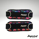 "Blooming Booty" - Angry Calf Ankle Straps for Cable Machine Workouts