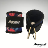 "Jungle Fern" - Angry Calf Ankle Straps for Cable Machine Workouts