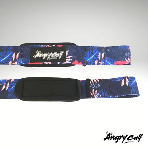 "Jungle Fern" - Angry Calf Barbell Lifting Straps