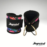 "Blooming Booty" - Angry Calf Ankle Straps for Cable Machine Workouts