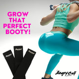 Grow the perfect booty with Angry Calf Back to Black Booty Bands for Booty Workouts Fitness Exercise Equipment Home Workout